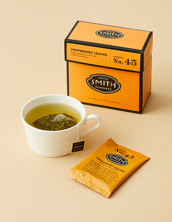 Smith Tea No.45 Peppermint Leaves Tea, 15 ct | No.45 페퍼민트 리브스 허브차 (1.47g X 15개)
