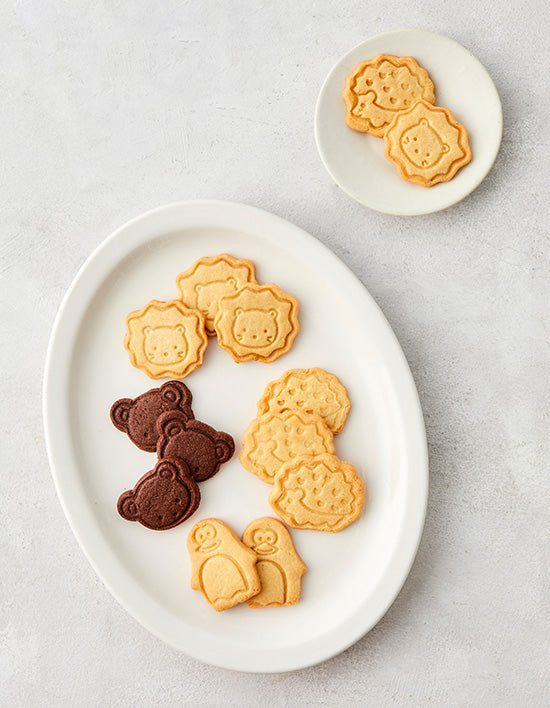 Cute Animal Shaped Cookies, 4 Types (동물 쿠키) | 귀여운 동물 모양 쿠키 4종 (택1)
