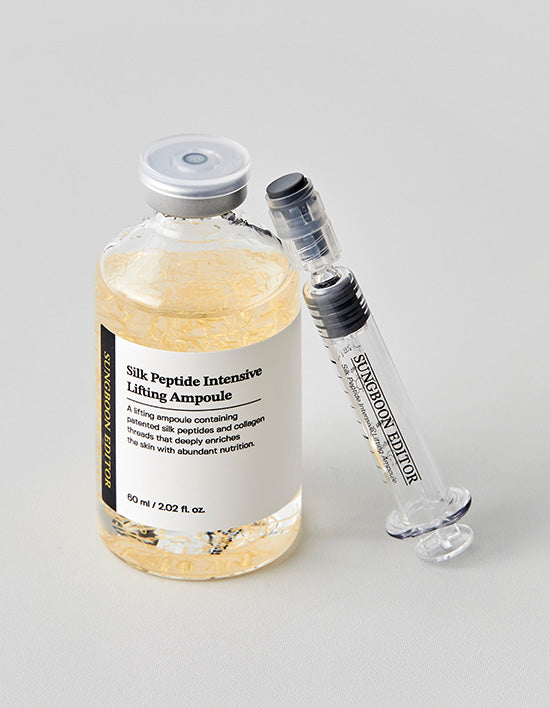 [성분에디터] 실크펩타이드 인텐시브 리프팅 앰플 60ml (녹는 실 리프팅 케어) - Kurly USA