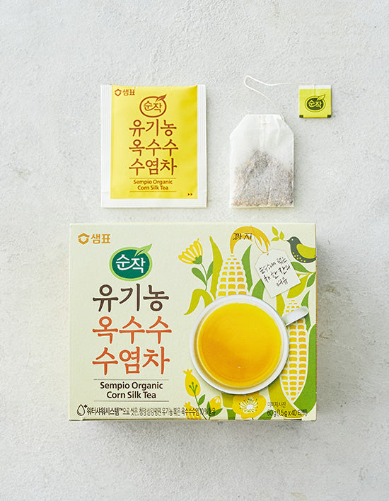 [샘표] 순작 유기농 옥수수수염차 60g (1.5g*40입) - Kurly USA