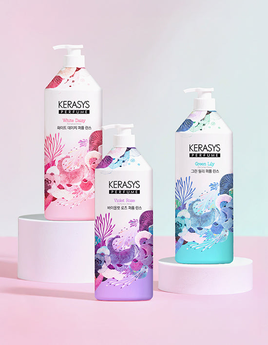 Kerasys Perfume Rinse, 3 Types, 1L (컨디셔너) | 퍼퓸 린스 1L 3종 (택1)