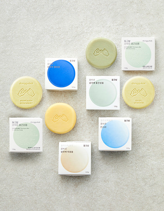 [동구밭] 올바른 샴푸&린스바 4종 (택1) - Kurly USA