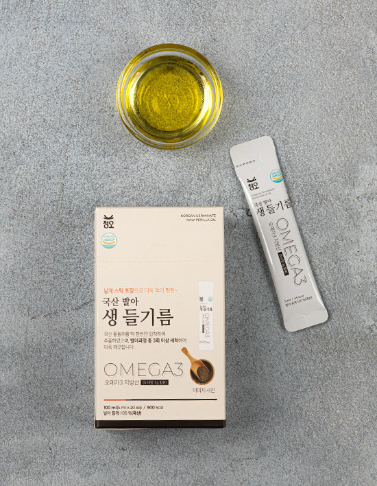 [Cheong-o] Korean Sprouted Perilla Oil 5ml x 20 sachets