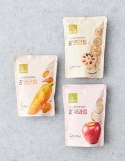 [올가] 순사과칩, 순당근칩, 순연근칩 3종 - Kurly USA