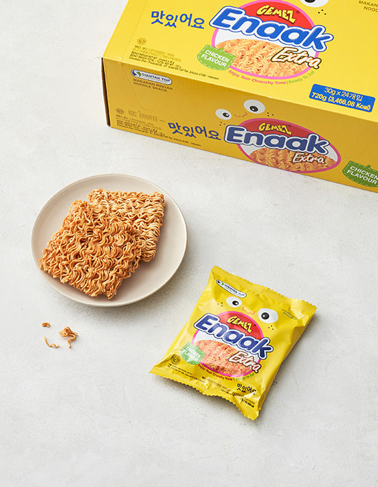 [게메즈] 에낙 라면스낵 (30g x 24입) - Kurly USA