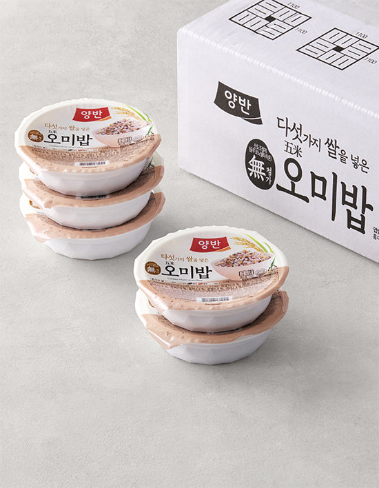 5-Grain Instant Rice (오미밥) | 양반 오미밥 130g (24입)