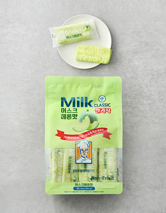 Milk Classic Rice Snack Musk Melon Flavor 240g