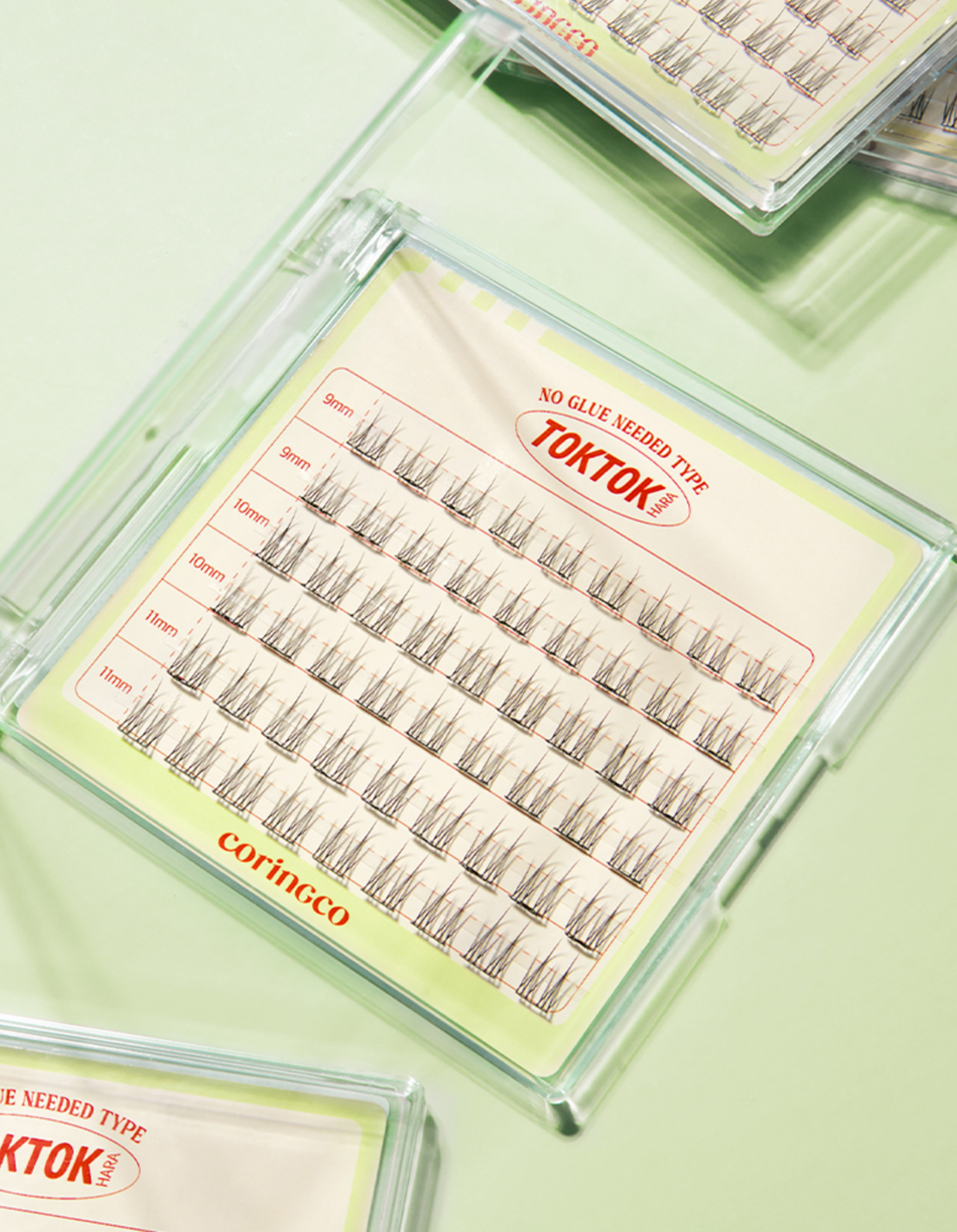 [코링코] 톡톡하라 노글루 속눈썹 #샤프 (54pcs) - Kurly USA