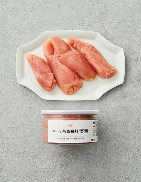 [속초해품] 실속형 백명란 330g (냉장) - Kurly USA