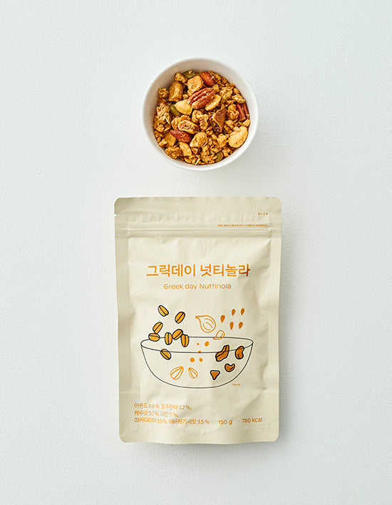 Greek Day Nuttynola Packaging