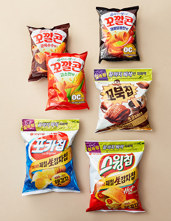 [Pick and Choose] Lotte & Orion Popular Bagged Snacks 8 Kinds (Choose 3)