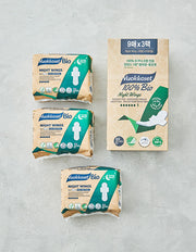 [뷰코셋] 나이트윙 생리대 3팩 기획 - Kurly USA