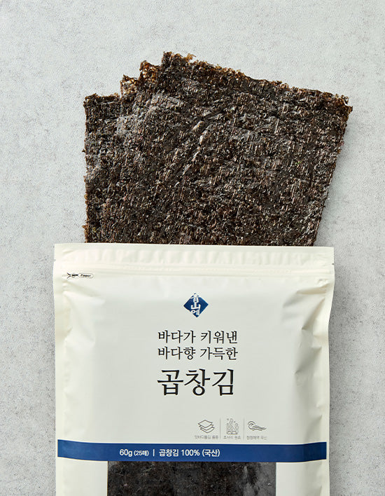 [청산에] 생곱창김 25매 - Kurly USA