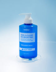 [쿤달] 쿨 앤 클리어 아이스 부스팅 쿨 바디워시 500ml (아쿠아민트) - Kurly USA