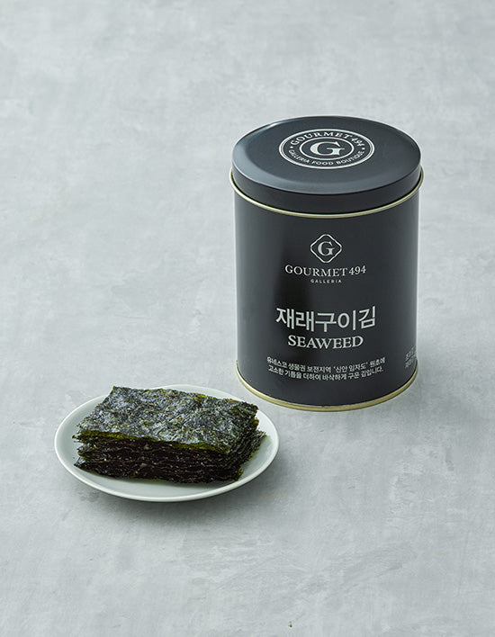 [갤러리아 고메이494] 재래구이 캔 김 50g - Kurly USA