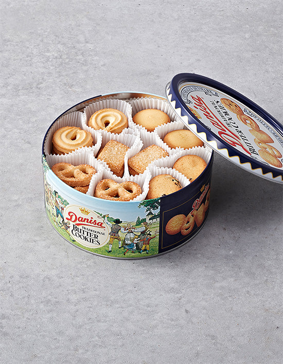 [Danisa] Butter Cookies Tin 454g (17.16% Butter)
