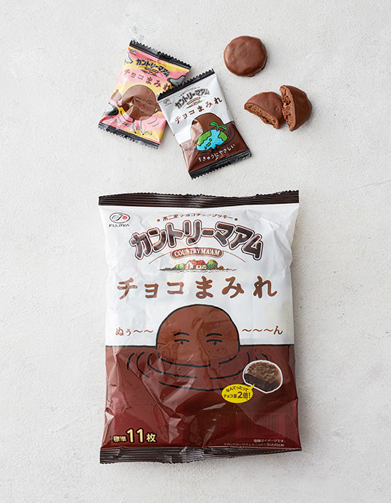 [Fujiya] Country Ma'am Chocolate Chip Cookies (Choco Mamire) 107g