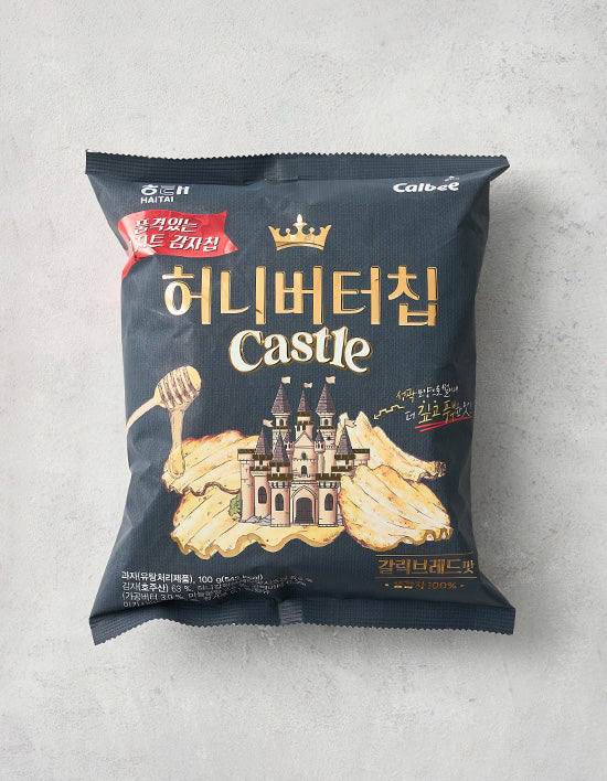 [해태] 허니버터칩 캐슬 갈릭브레드맛 100g - Kurly USA