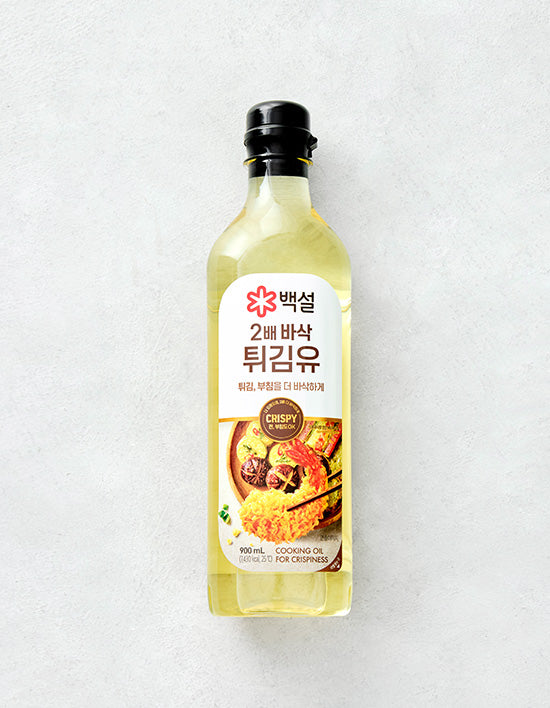 [백설] 2배 바삭 튀김유 900mL - Kurly USA