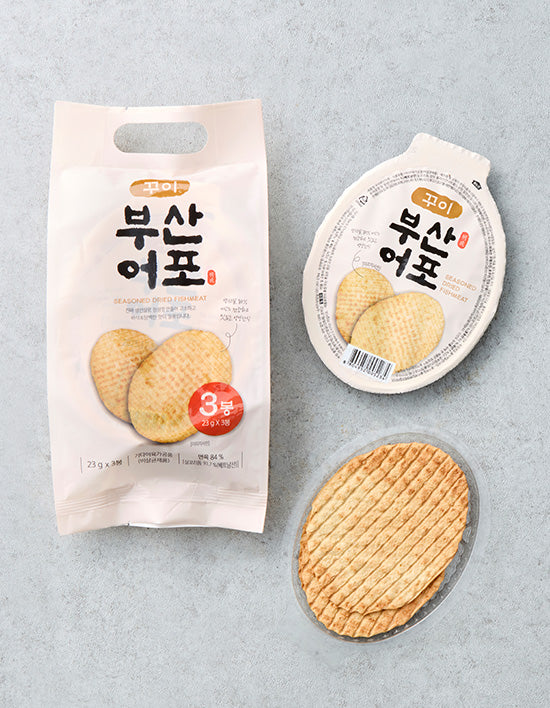[부산어포] 꾸이 부산어포 23g X 3봉 - Kurly USA