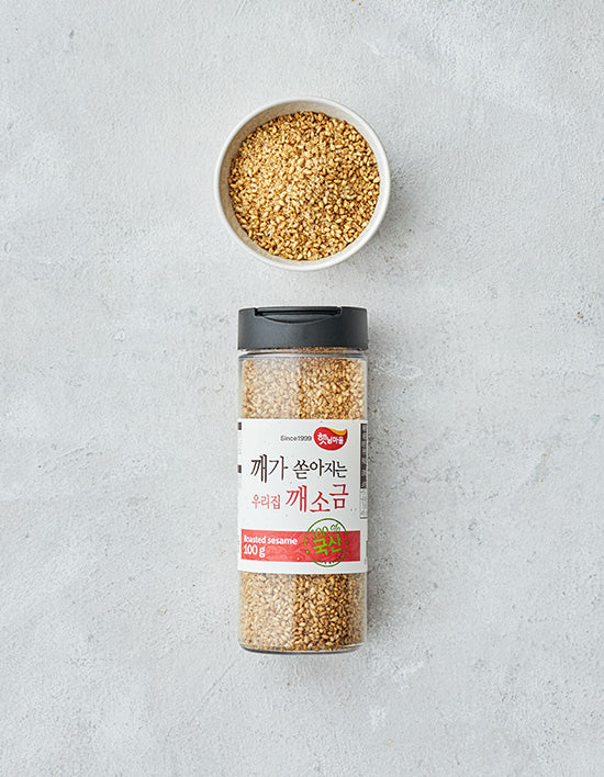 [햇님마을] 국산 100% 깨가 쏟아지는 깨소금 100g - Kurly USA