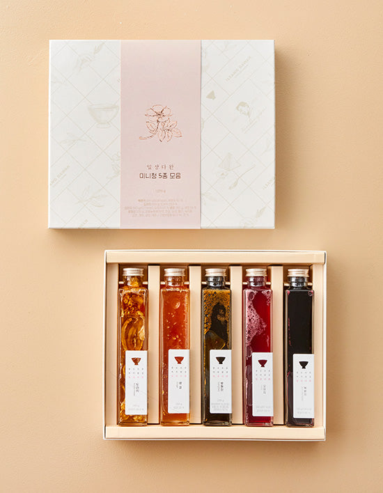 [Ssanggyemyeongcha] Premium Mini Cheong 5-Type Set