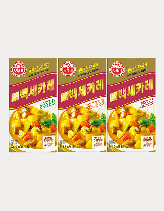 [오뚜기] 백세카레 고형 3종
