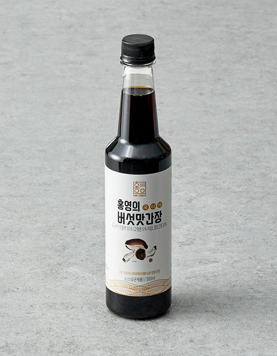 [홍영의] 버섯맛 간장 500ML - Kurly USA