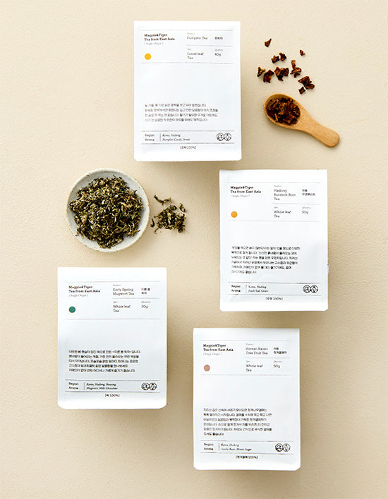 [Magpie & Tiger] 4 types of caffeine-free loose leaf tea (select 1)