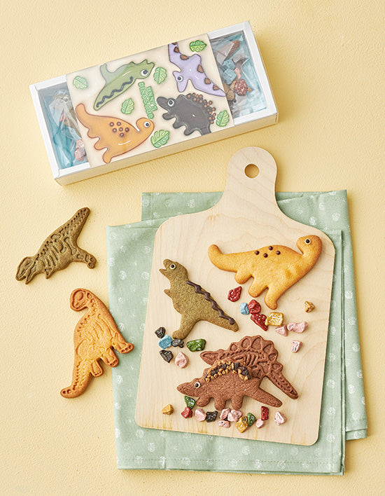 [언니가 숨겨놓은 과자상자] 공룡 쿠키세트(113g) - Kurly USA