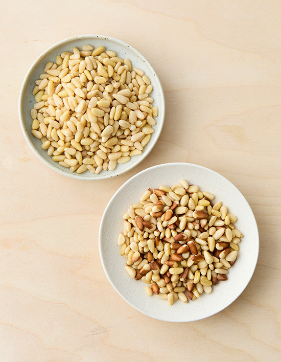 Korean Pyeongchang Pine Nuts, 2 Types (햇잣) | 국산 평창 햇잣 50g 2종 (황잣, 백잣)