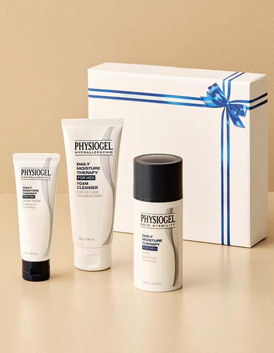 [피지오겔] 맨즈세트(DMT플루이드100ml+크림50ml+클렌저100g) - Kurly USA