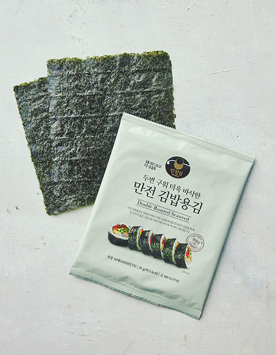 [만전김] 두번구워 더욱 바삭한 만전 김밥용김 25g - Kurly USA