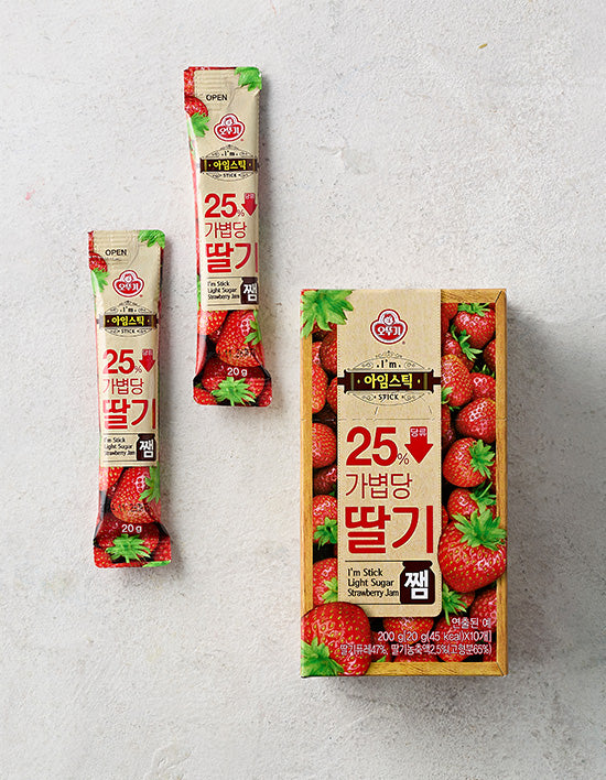 [오뚜기] 아임스틱 딸기잼 (20g*10입) - Kurly USA