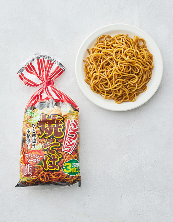 Spicy Yakisoba Stir-Fry Noodles (야키소바) | 야키소바 매운맛 3입