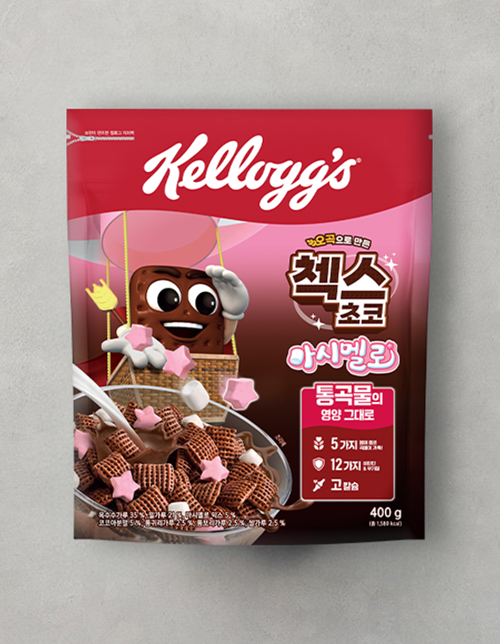 5-Grain Chex Choco Marshmallow (첵스초코) | 오곡 첵스초코 마시멜로 400g