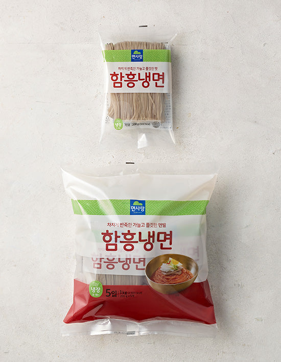 [면사랑] 함흥냉면 1kg (200g*5입) - Kurly USA