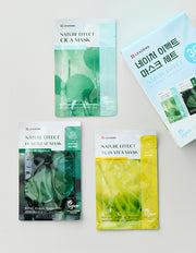 [리더스] 네이처 이펙트 마스크 30매 (시카10매+어성초10매+유자비타10매)(장당 580원) - Kurly USA