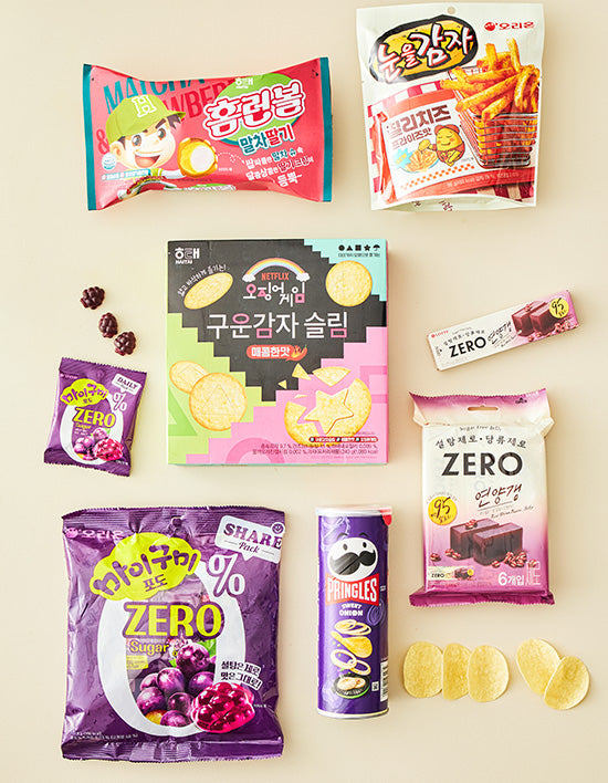 6-Pack Snack Assortment: From Zero-Calorie Jellies to Spicy Snacks (Select 1)