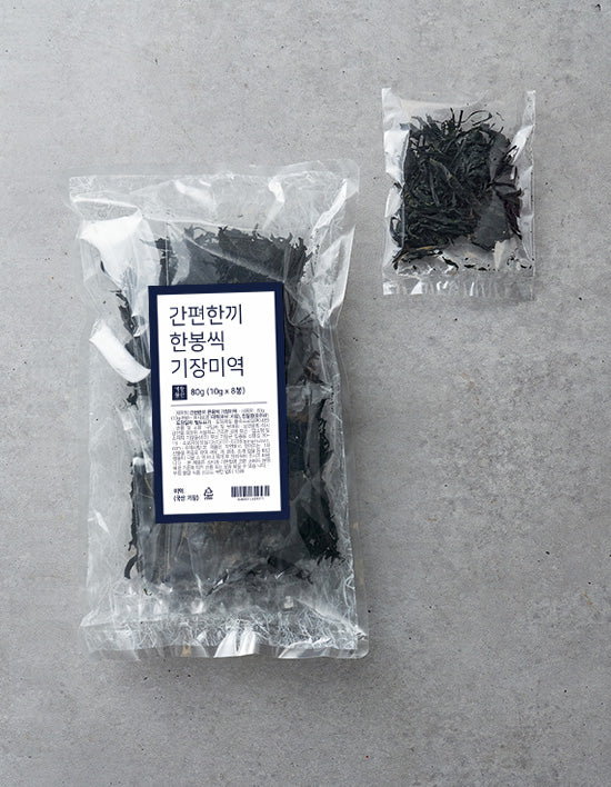 [기장물산] 간편한끼 한봉씩 기장미역 80g (8입)