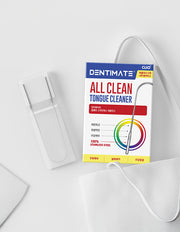 All Clean Stainless Tongue Cleaner, 2 ct (혀클리너) | 덴티메이트 올클린 스테인레스 혀클리너 2입+휴대용케이스