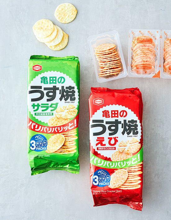 [Kameda] Usuyaki Rice Crackers 2 Types (Choose 1)
