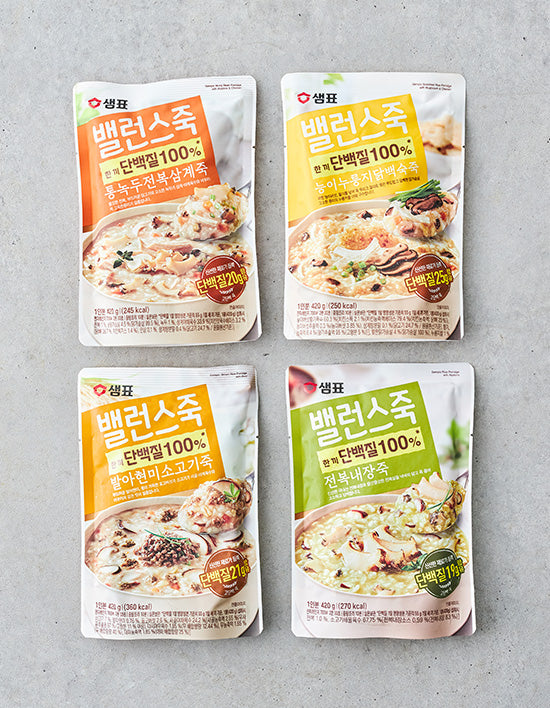 [Balance Porridge] 4 Types of High-Protein Restorative Porridge (Select 1)