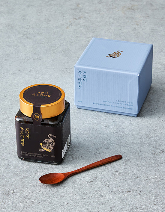 Black Doraji Bellflower Syrup, 600g (흑도라지청) | 흑도라지청 600g