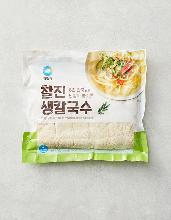[청정원] 찰진 생칼국수 1kg - Kurly USA