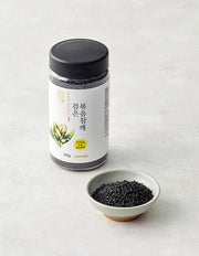 [지리산처럼] 행복한 정은씨의 검은 볶음참깨 150g - Kurly USA