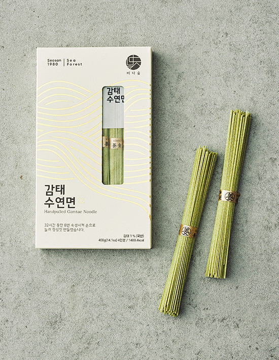 Gamtae Seaweed Noodles, 400g (수연면) | 감태 수연면 400g (4인분)