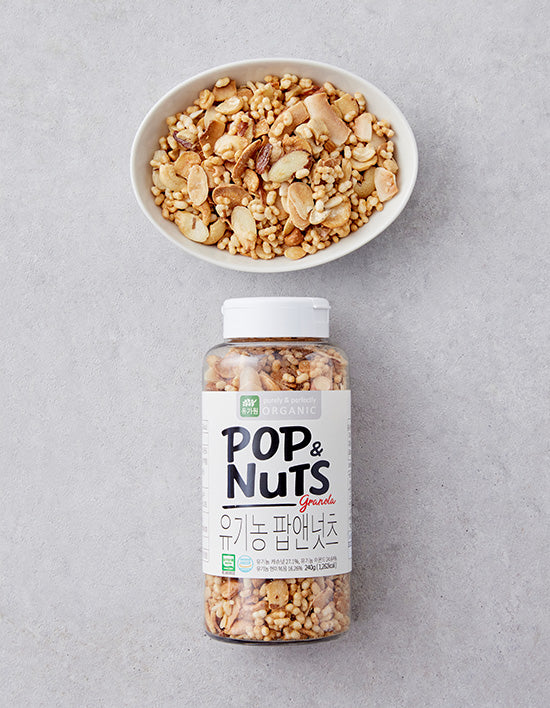 [Yugawon] Organic Pop & Nuts 240g