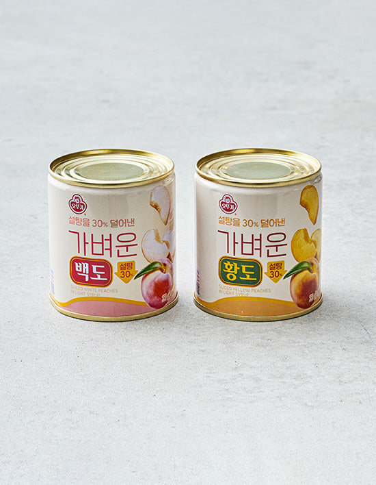 [오뚜기] 가벼운 황도&백도 (택1) - Kurly USA