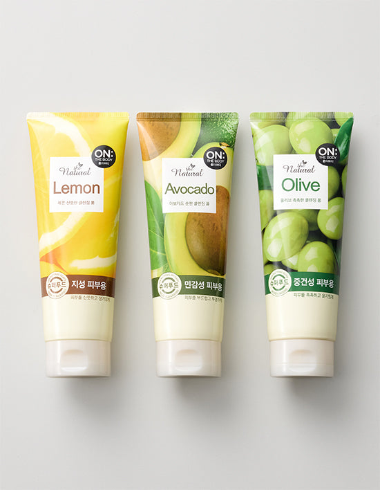 [온더바디] 더내추럴 클렌징폼 200g 3종 (택1) - Kurly USA